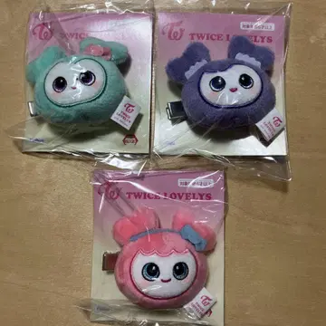 TWICE LOVELYS gigo 봉제 인형 헤어핀 BABY 미사모