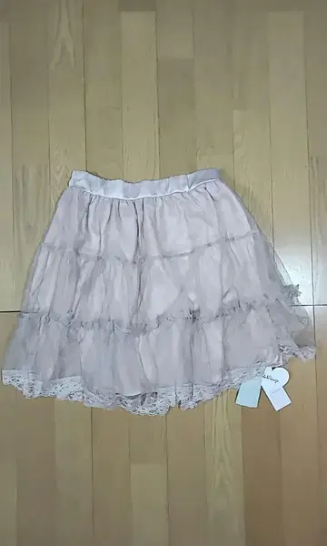 앙크루즈 핑크색 미니 스커트 새상품 미사용