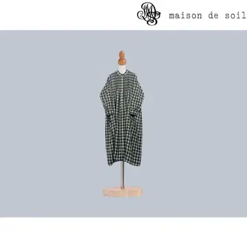 [ maison de soil ] BANDED SHIRT DRESS