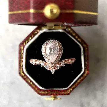 페나카이트 0.8ct 반지 분류+케이스 포함 실버 프리 사이즈