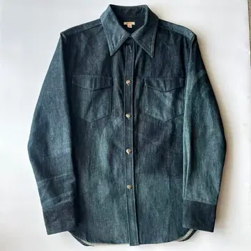 MASU 에무에스유 마블 데님 셔츠