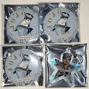 죠죠 죠죠월드 캔뱃지 아크릴 키링 죠스케 4종 세트