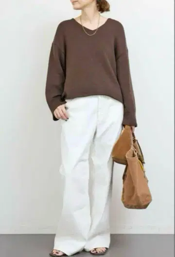 Deuxieme Classe Lee 별주 페인터 데님 화이트 36