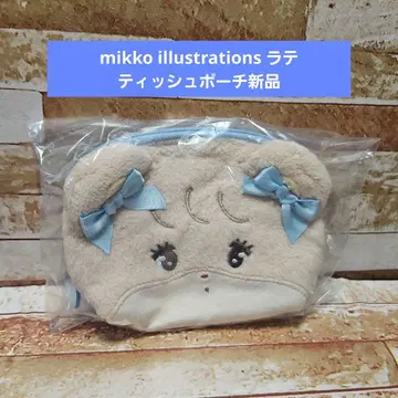 mikko illustrations 라떼 티슈 파우치 새상품