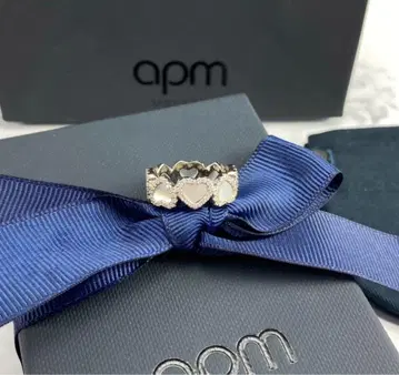 apm Monaco 하트형 스톤 반지