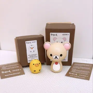 레어 상품 새상품급 우사부로 코케시 코리락쿠마 키이로이트리 2세트