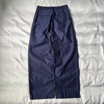 90s 00s 몰스킨 원턱 네이비 와이드 치노 팬츠