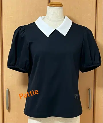 엠즈 그레이시 새상품 화이트 카라 티셔츠 40