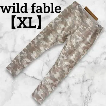 wild fable [ XL ] 카모 패턴 팬츠 핑크 빅 사이즈 코튼