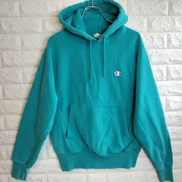Champion REVERSE WEAVE 후드티 [ 남성용 ] 블루그린