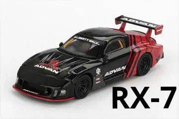 MINI GT 1/64 마쓰다 RX-7 LB 슈퍼 실루엣 ADVAN
