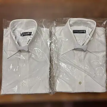돌체앤가바나 화이트 셔츠 2장 세트