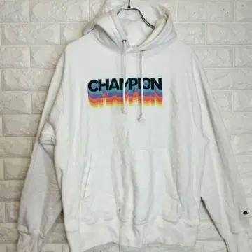 C828 [Champion] 리버스 위브 후드티 [남성용 M] 화이트