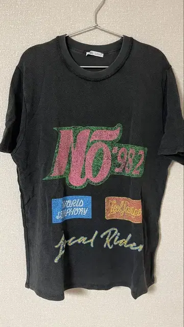 ZARA 빈티지풍 티셔츠 그래픽 티