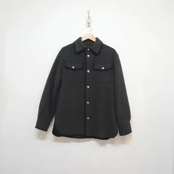 CABaN (M) 일본제 울 플리스 오버 셔츠 자켓 그레이 계열