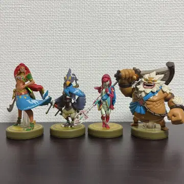 젤다의 전설 amiibo 네 명의 영걸 [ 브레스 오브 더 와일드 ]
