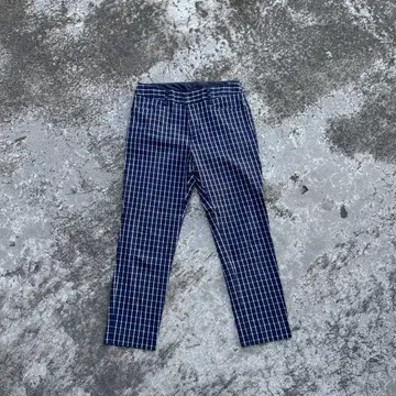 체크 팬츠