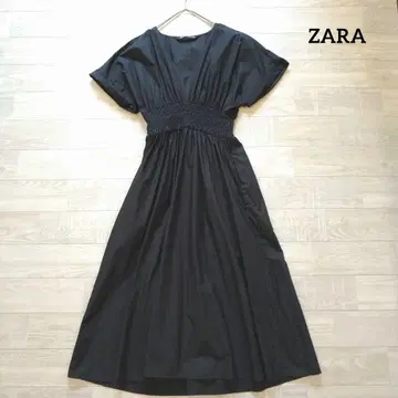 ZARA 자라 허리 셔링 원피스 M 블랙