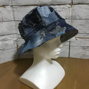 버킷햇 데님 리메이크