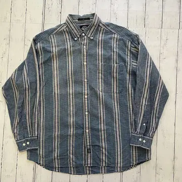 90's dockerps 체크 셔츠 아메카지 캐주얼 L 사이즈