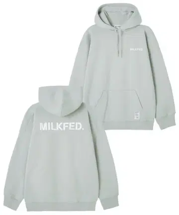 MILKFED BASIC STENCIL BIG SWEAT HOODIE