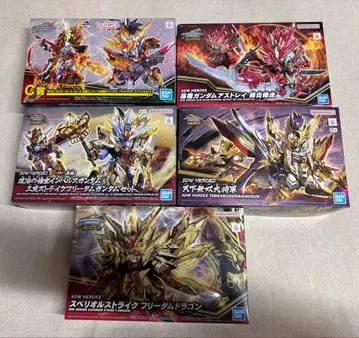 건담 프라모델 5개 세트 미사용품