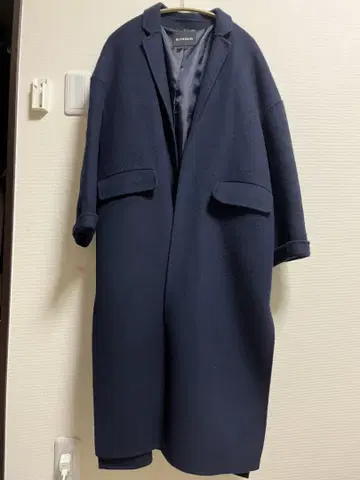네이비 롱 코트 BLENHEIM