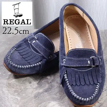 새상품급 REGAL 리갈 22.5 모카신 프린지 벨트 스티치