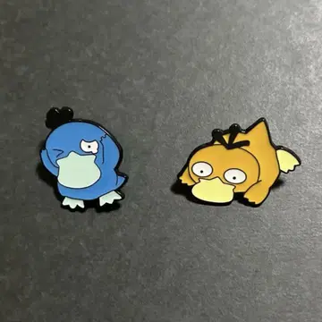 포켓몬스터 코닥 핀 배지 2개 세트 미사용 새상품