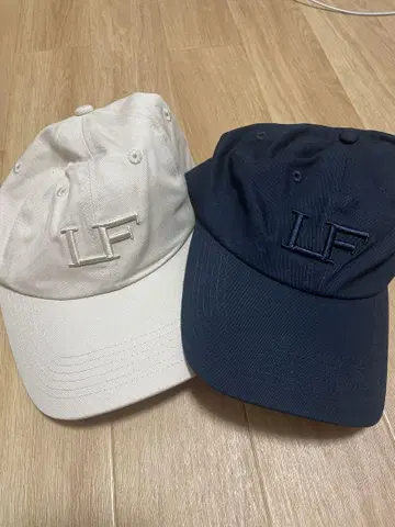 롤랑 페리에 LF 자수 캡 화이트 네이비 2세트
