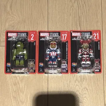 단독 구매도 가능 MARVEL STUDIOS 베어브릭 2번 17번 21번