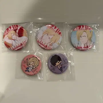 BANANA FISH 캔뱃지 코토부키야 5점 아쉬