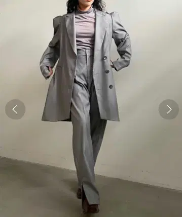 POWER SHOULDER LONG JACKET AMERI vintage