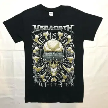 MEGADETH/13 THRTEEN 티셔츠 S 메가데스 thrash