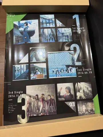케야키자카46 사쿠라자카46 클리어 포스터 6매 세트 9/13까지
