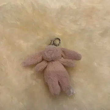 JELLYCAT 봉제 인형 키링 핑크 토끼
