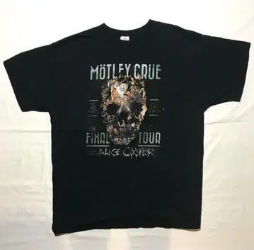 MOTLEY CRUE 2015 투어 T셔츠 XL Alice Cooper
