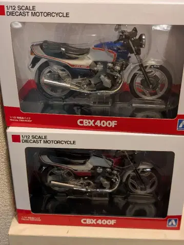 CBX400F 1/12 스케일 다이캐스트 바이크