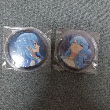 호시마치 스이세이 키레이고토 캔뱃지 2개 세트