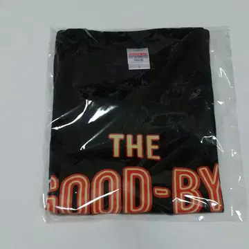 THE GOOD-BYE T셔츠(네온) 블랙 L 사이즈