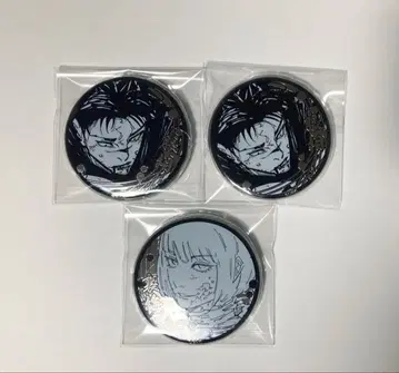 주술회전 실버 캔뱃지 쵸소우 우라우메