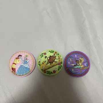 디즈니 자수 캔뱃지 3개 세트