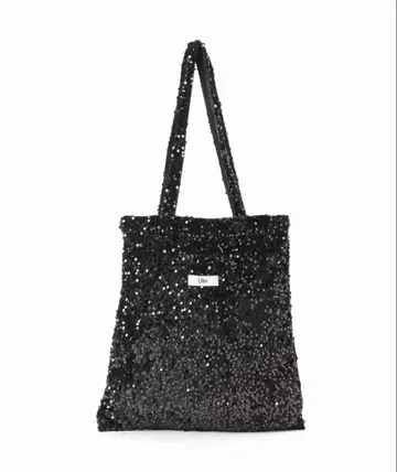 Uhr Spangle Velour Tote