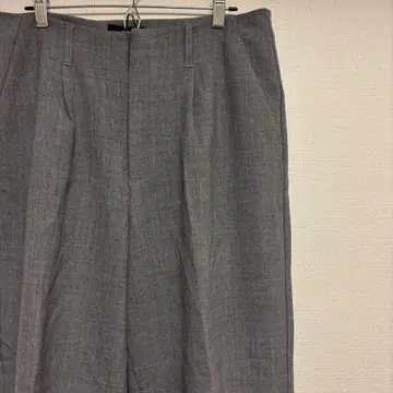 HARE 하레 턱 와이드 팬츠 슬랙스 L 그레이