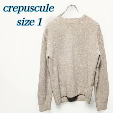 crepuscule 울 하찌 니트 베이지 1