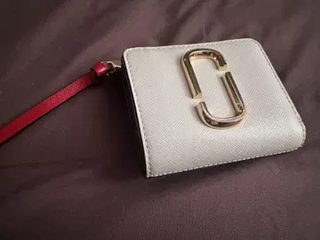 MARC JACOBS 접이식 지갑 아이보리 네이비