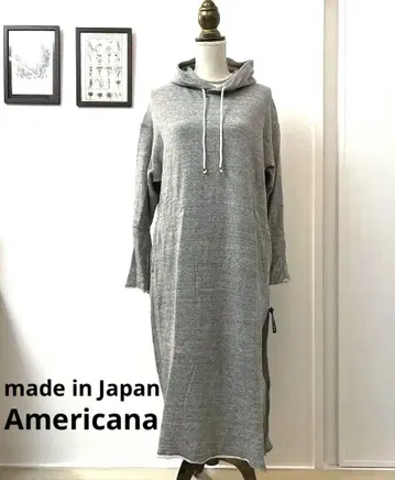 Americana 롱 원피스 맨투맨 원단