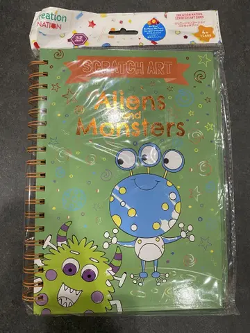 SCRATCH ART Aliens and Monsters
