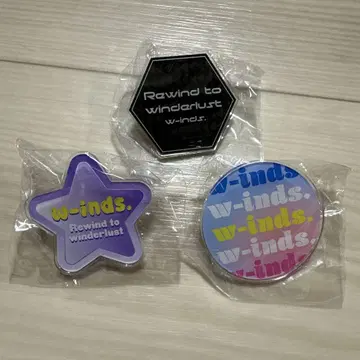w-inds. Rewind to winderlust 가챠 아크릴 배지