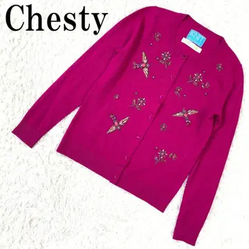 Chesty 체스티 니트 가디건 핑크 F B9947